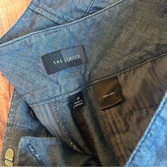 Women’s The Limited Linen Denim Short Size 10 - Picture 7 of 7